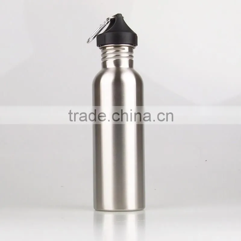 stainless steel sports cool water bottle with stainless steel lid sport water bottle