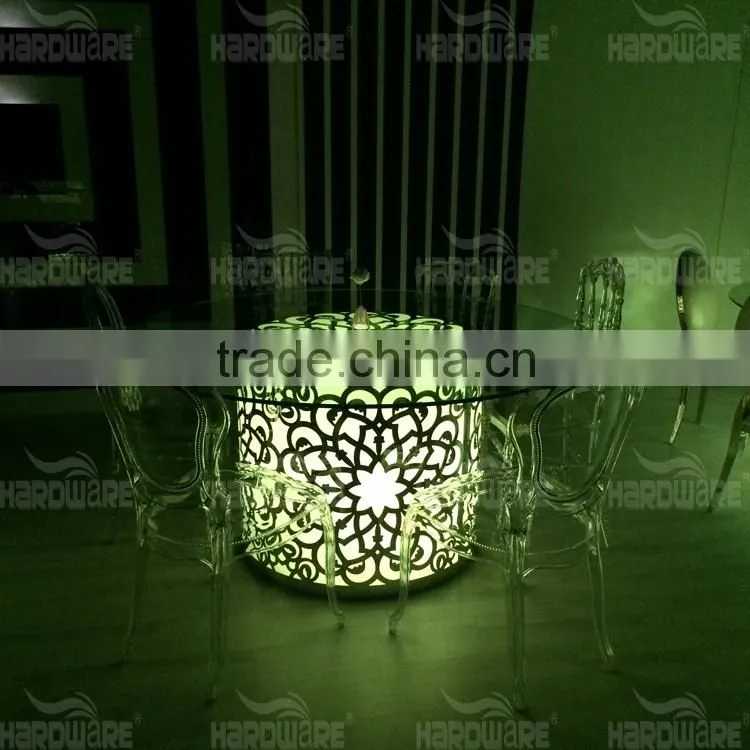 new model of different pattern led light up bar table