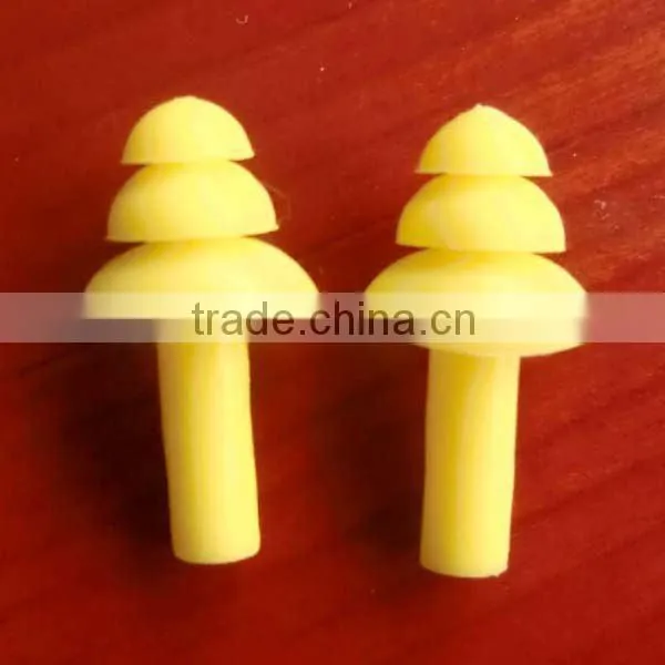 colorful proof water silicone ear plugs swimming silicone ear plug SNR 29) ear plugs with string