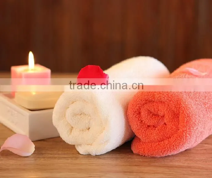 super absorbent 100% cotton white plain woven towel with great price