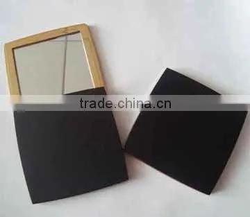 Beautiful doube sided metal round mirror comapct with paint on the cover
