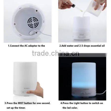 Ultrasonic Humidifier Type and Tabletop / Portable Installation Aroma source essential oi diffusers