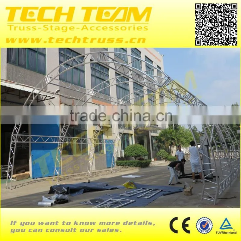 Outside Track Curve Roof Truss System For Sale