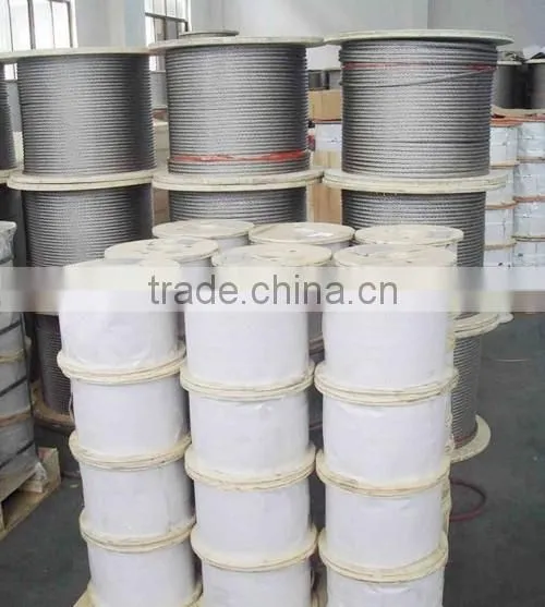 Manufacturer Mining Stainless Steel Wire Rope/ Steel Cable