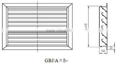 Decorative metal wall grills