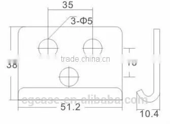 twist lock for wooden case