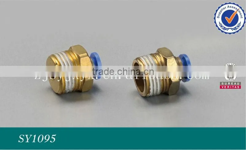 SANYE brass quick straight connector
