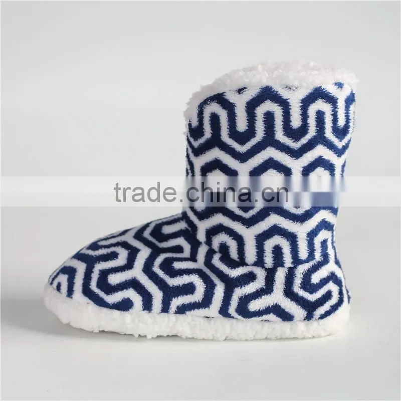 Ladies coral fleece indoor boot
