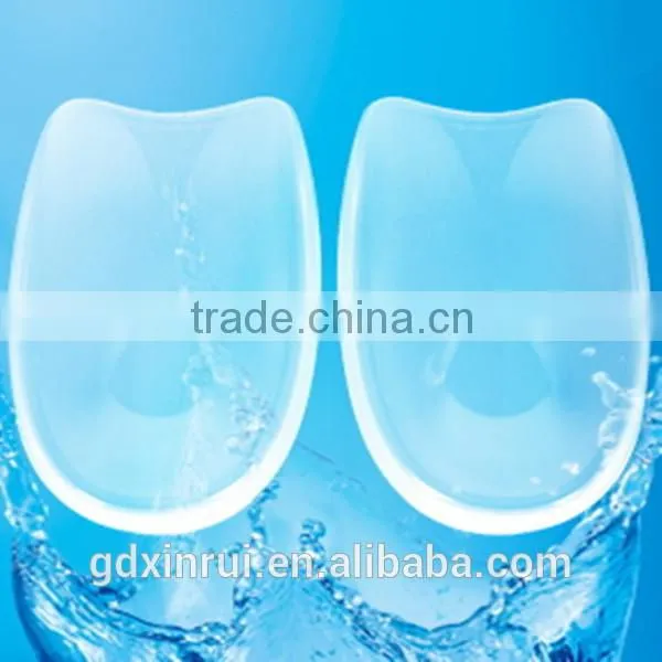 PU Heel Cushions Anti Bacterial Adhesive Gel Unisex Foot Support Insoles