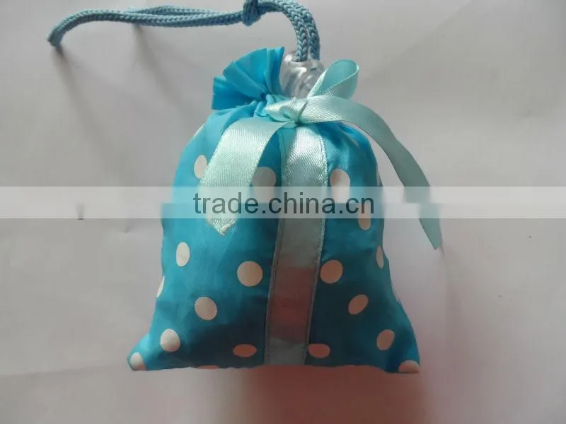 Cheap nylon reusable custom folding shopping bag wholesale