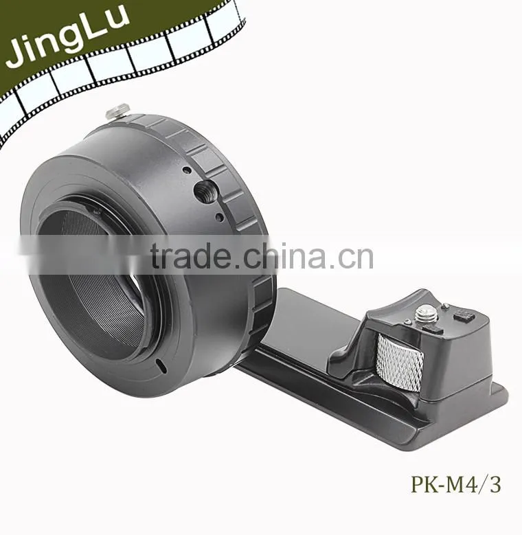Lens adapter PK lens to M4/3 mount camera body with long tripod