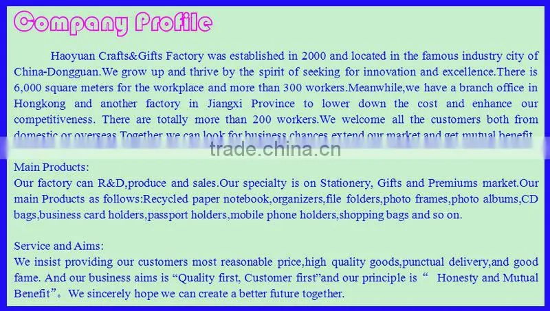2015 new design PU leather notebook with elastic band