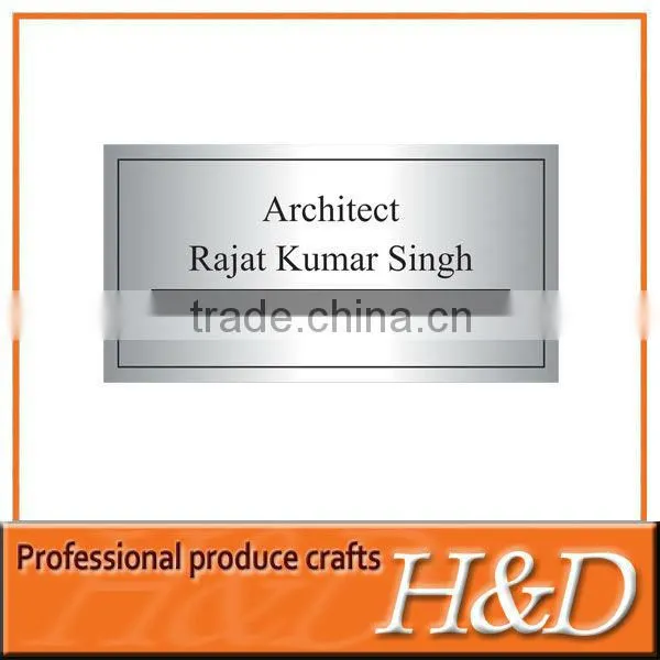 attractive flat nameplates for office managers