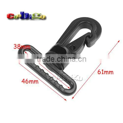 Plastic Swivel Snap Hooks for Bag Belt Straps Briefcase Strap Clasp #FLC428