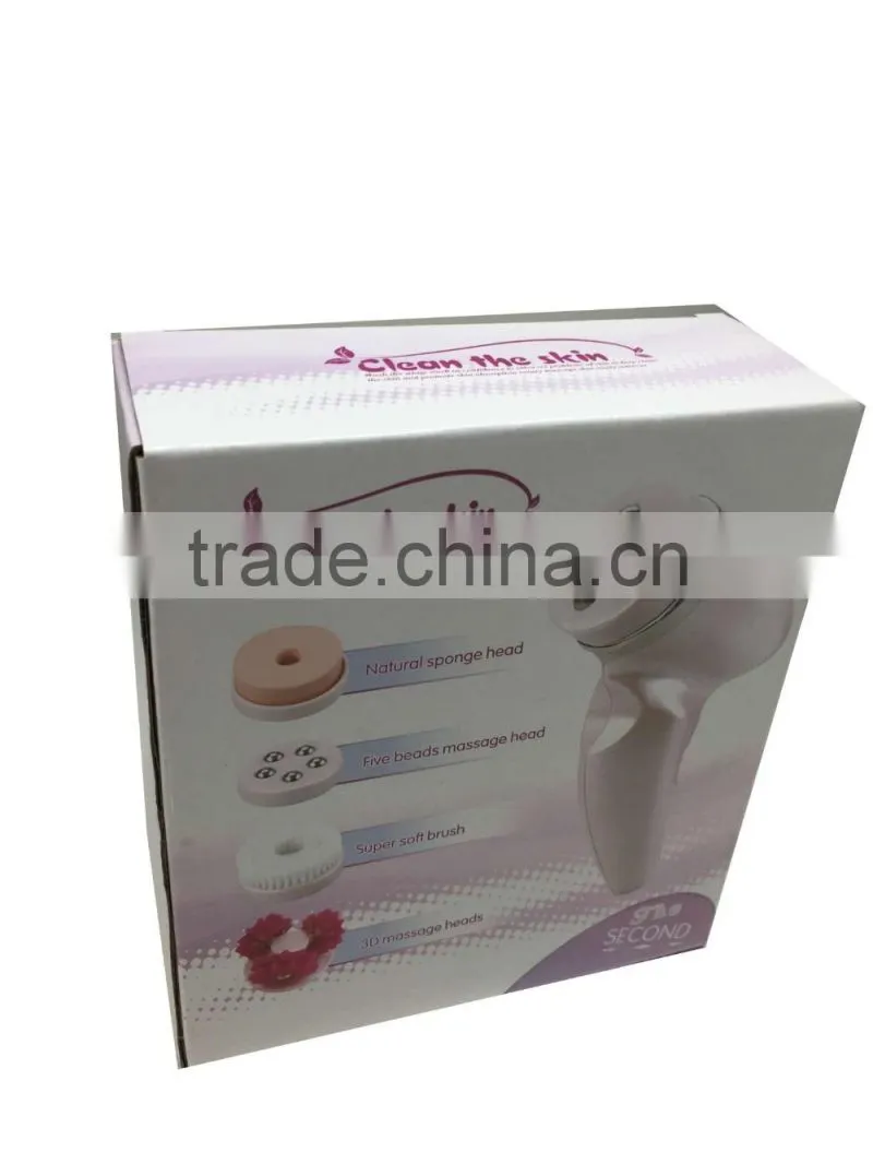 BW3021 3 Head rotating Facial Cleaning Brush / Sonic Facial Brush / Electric Facial Brush