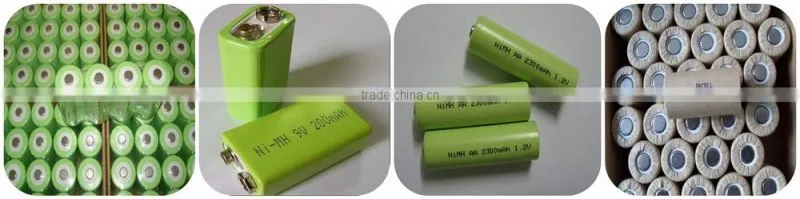 AAA ni-mh rechargeable battery pack 7.2V 600mAh