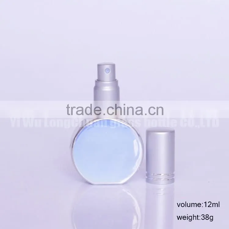 perfume spray glass bottle, round shape spray bottle bulk