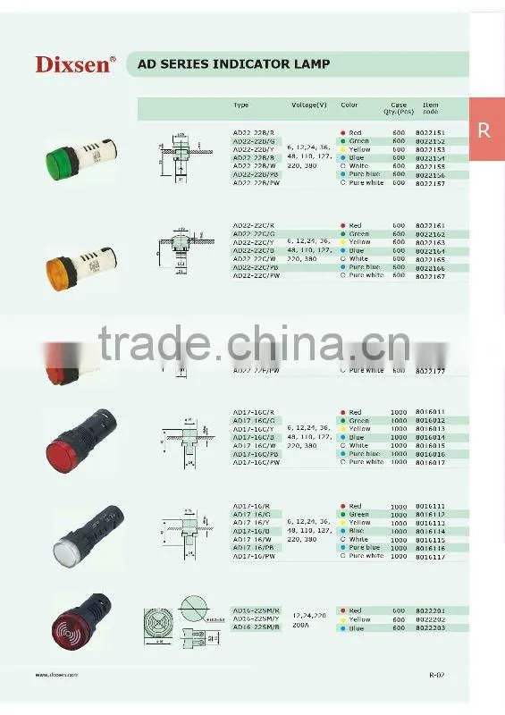 Indicator lamp/Pilor