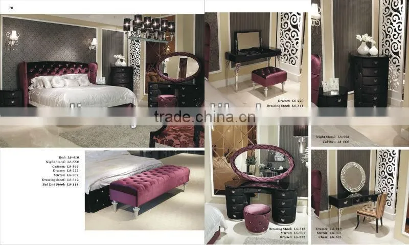 Post-modern high glossy dresser with drawer (LS-219)