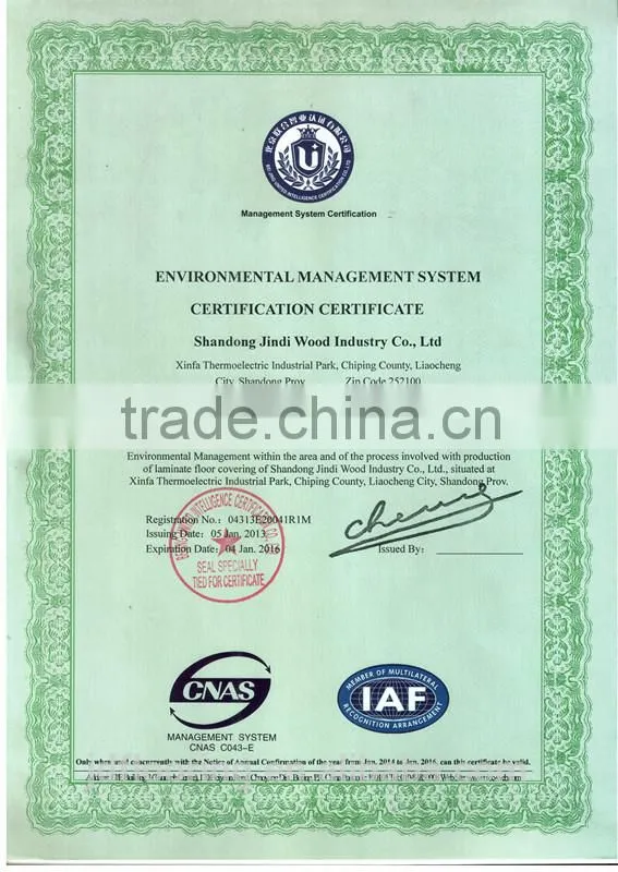 12mm HDF / MDF made in china laminate flooring