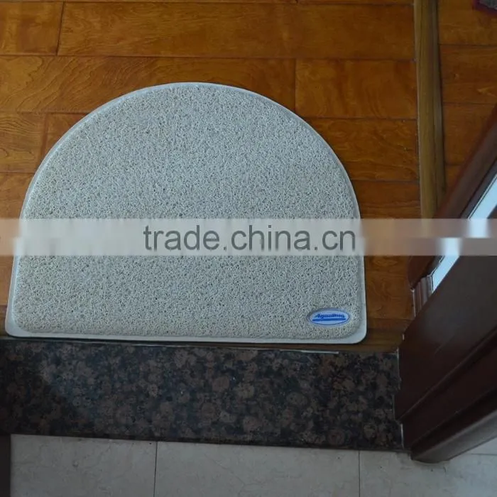 light blue color pvc anti-ship bath mat