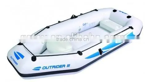 white high quality inflatable speed fishing boat