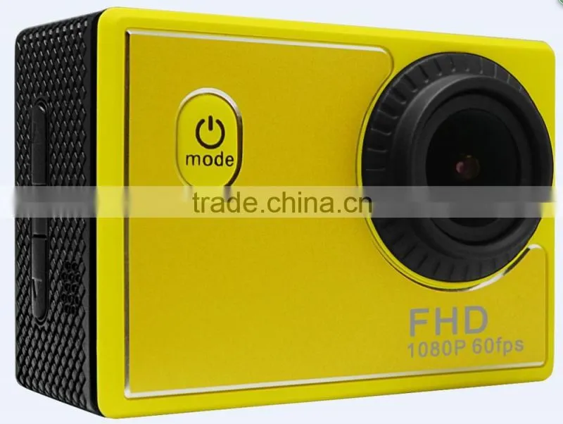 1.5inch LCD 1080p 60fps MOV170 degree helmetcamera