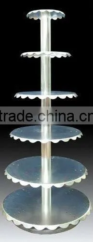 6 tiers wedding elegant acrylic multi tier cake stands