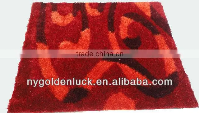 polyester 3d shaggy carpet