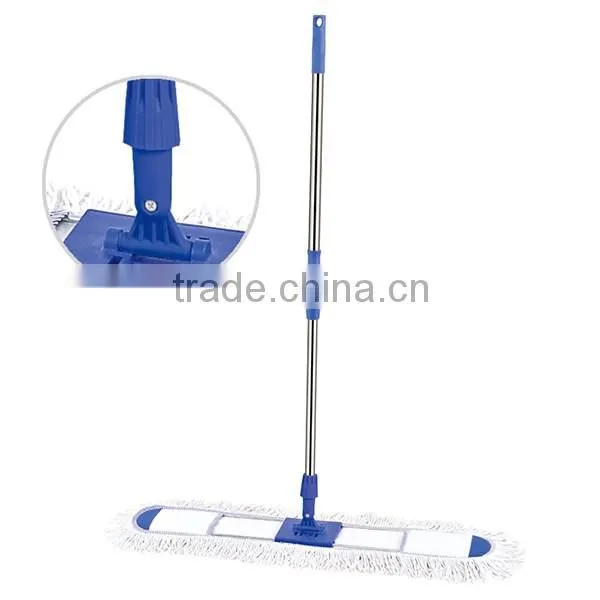 telescopic ss 74-120cm handle cotton flat mop40 60 80cm