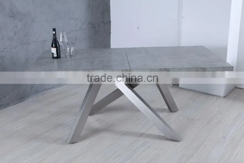 Top sell 1.8m-2.4m mdf extendable dining table