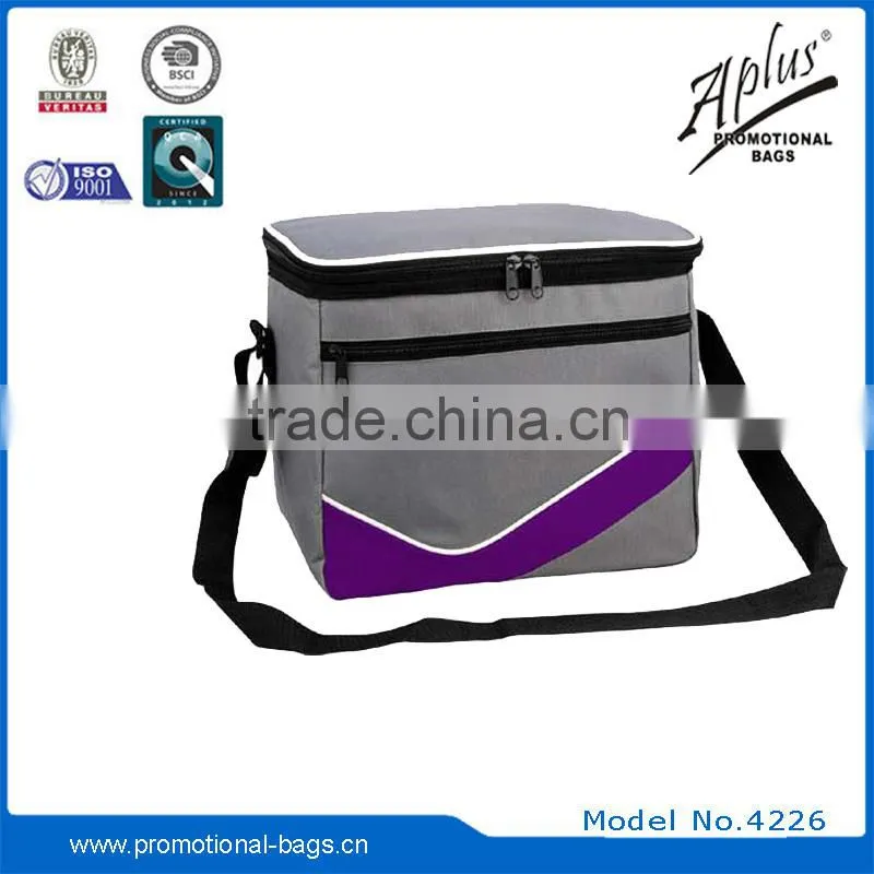 shoulder strap cooler bag men and practical 600D polyester cooler bag