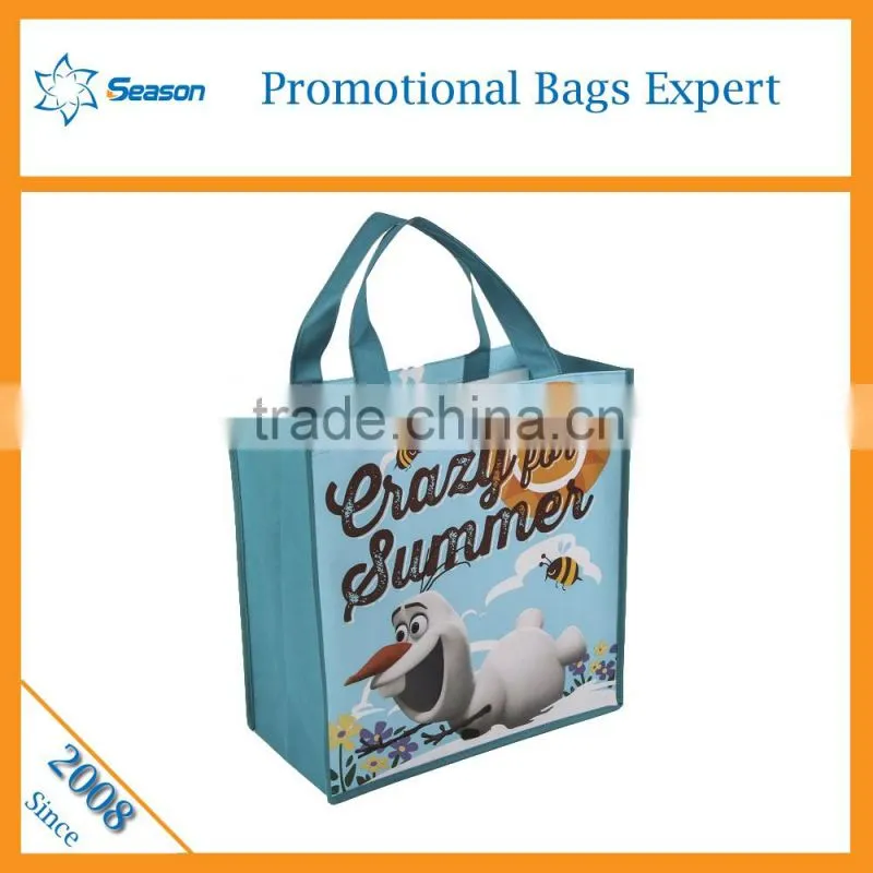 High quality laminated non woven bags foldable reusable shopping bag