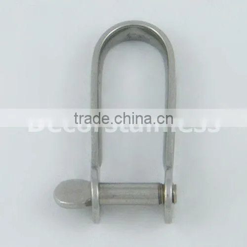 Long D plate shackle