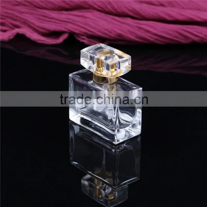 2016 new products wholesale 50ml glass spray bottle perfume bottles