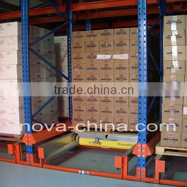 shuttle racking for steel pallet