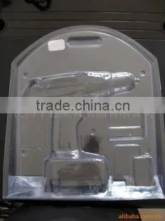 Clamshell blister packaging for hardware