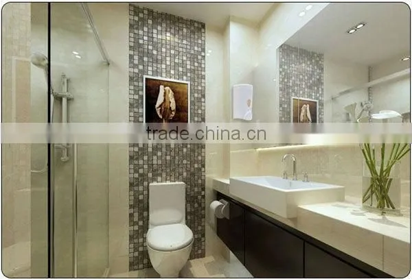 New Arrival Wall Mount 400mL Durable Plastic Manual Decorative Foam Soap Dispenser (DS1524)