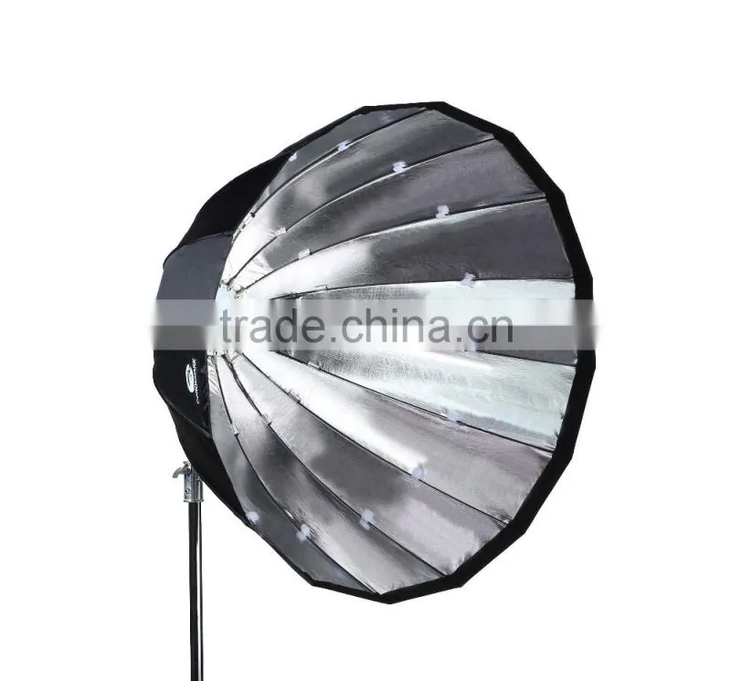 CONONMARK 120CM parabolic Softbox for studio flash with mount comet