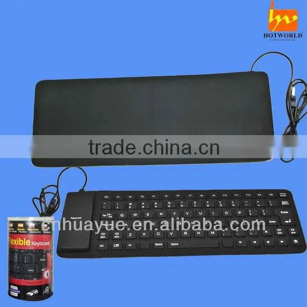 89 keys silicone keyboard with touchpad