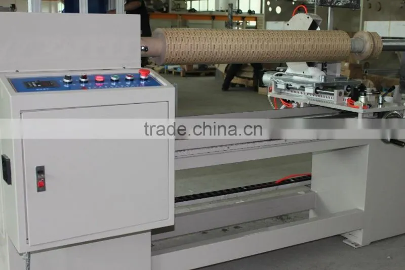 kunlun semi automatic pvc and PU roll cutting machine