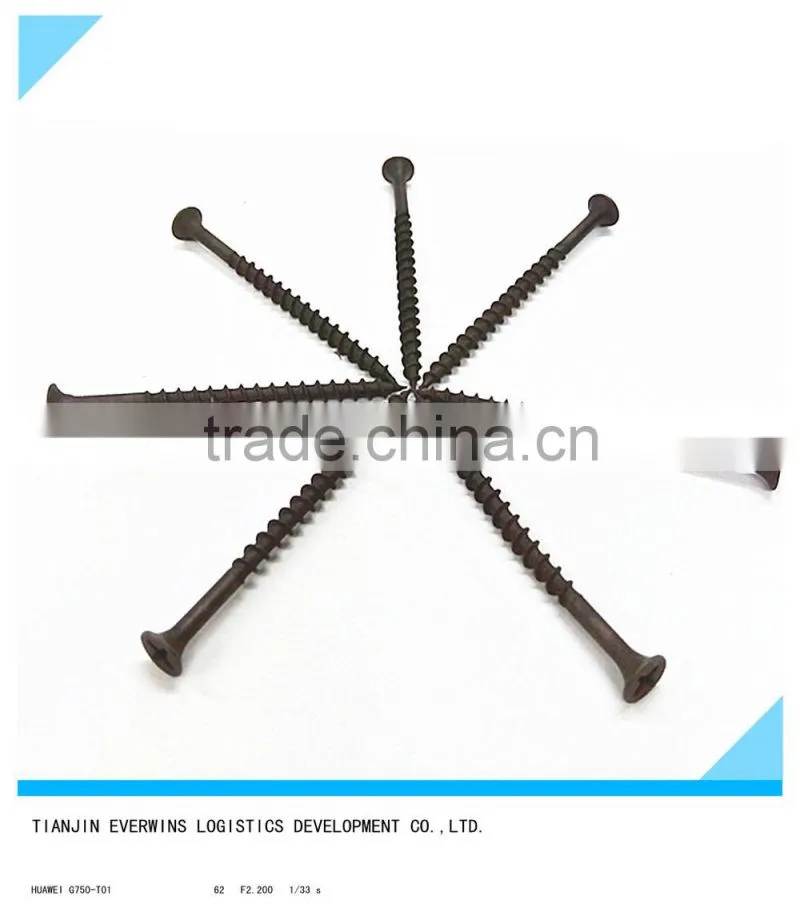 Phillips bugle head Grey phospated Coarse thread Chipboard Screws