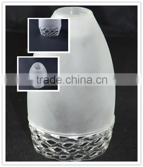 china manufacturer wholesale high quality flower shape glass lamp shade bedroom decoration