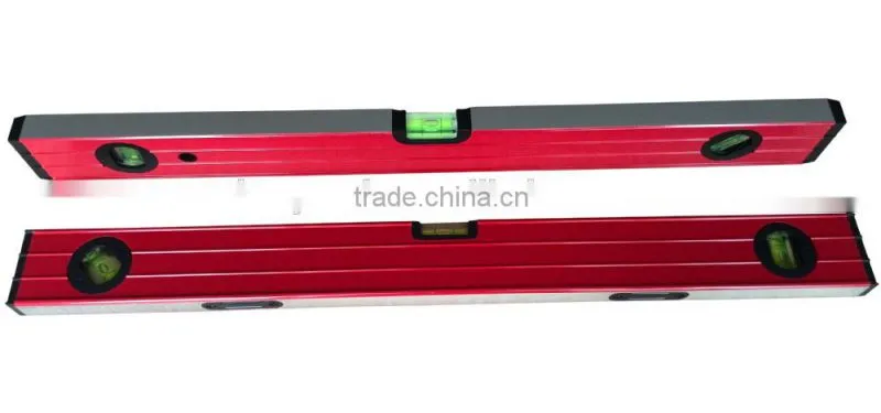 two milled three shockproof vials aluminum gauge spirit level measuring tools