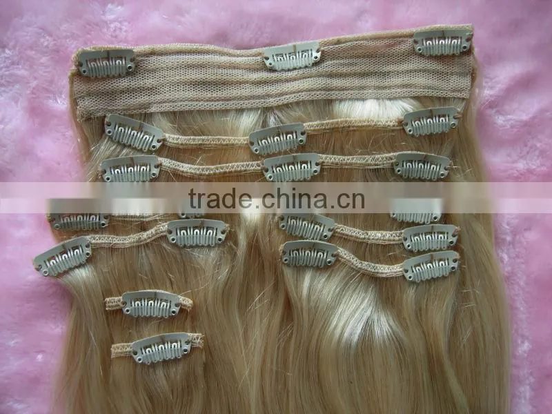 Clip In Curly Hair Extension Red from CHINA