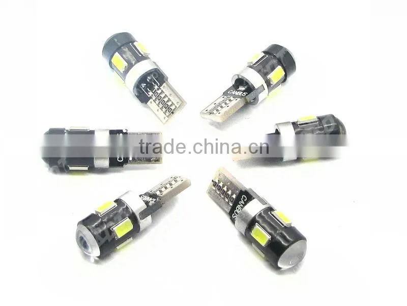Hot sale T10 194 168 W5W 5630 LED 6 SMD White No error led lamp