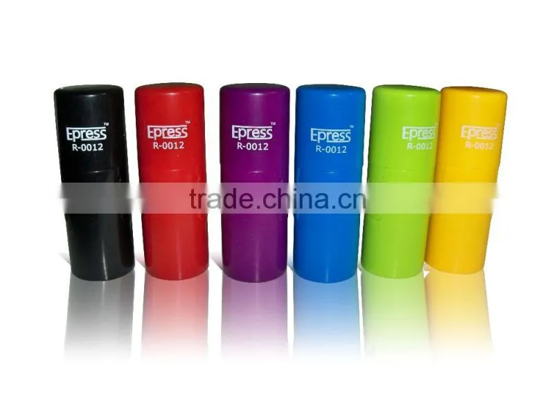 Mini Round Novelty Design Self inking Stamp Children Rubber Toy Stamp Rubber Stamps