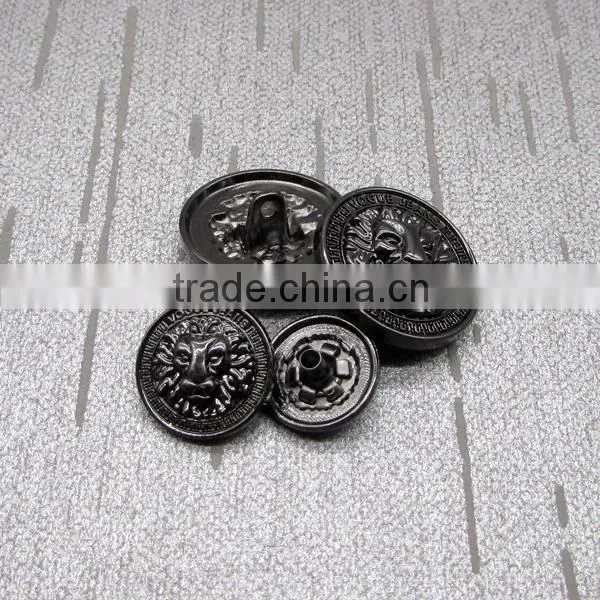 Various Size And Type Lion Face Metal Buttons For Clothing