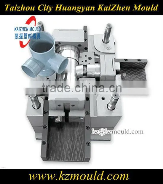 Plastic injection pipe fitting mold