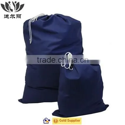 Wholesale large cotton custom printed drawstring laundry bag